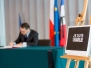 08-01-2015 - Marszałek Sejmu Radosław Sikorski oddał hołd ofiarom zamachu w Paryżu